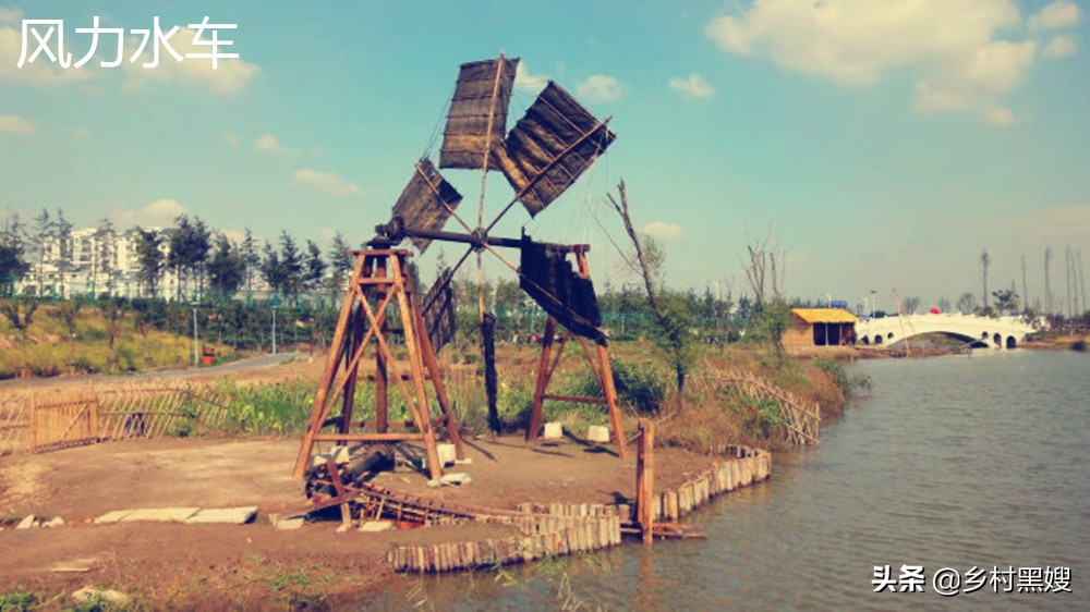 古代灌溉工具风力水车,农业靠天吃饭