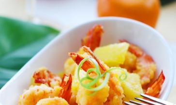 菠萝咕噜虾怎么做好吃,菠萝咕噜虾最正宗的做法