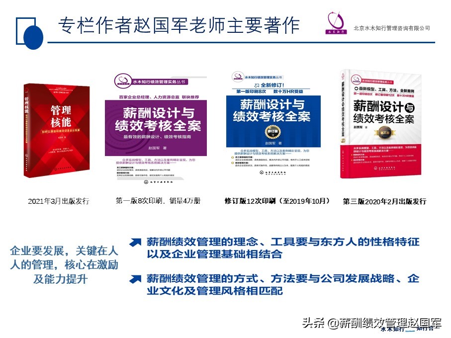 赵国军的绩效管理,薪酬绩效赵国军