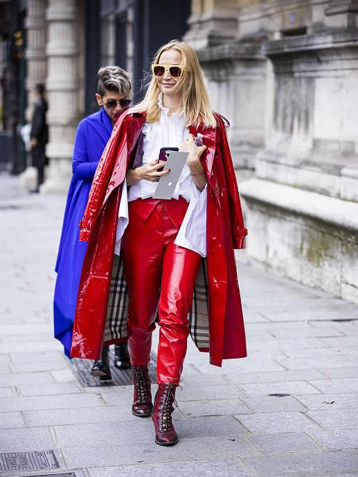 冬季穿大衣太好看了时髦又高级,冬天穿的好看的皮大衣