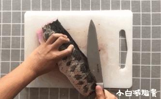 斑鱼片切法教程,斑鱼片正确切法