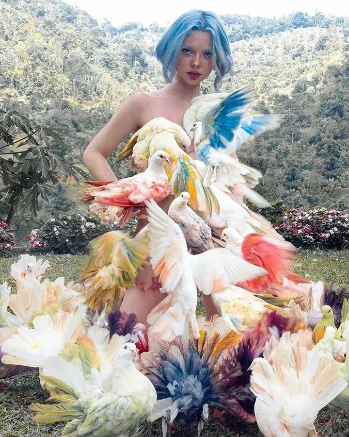 俄罗斯ellensheidlin的创意世界如鬼马精灵本马