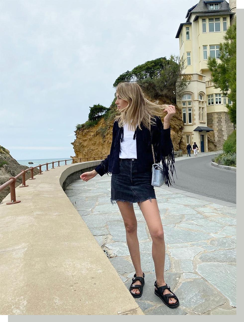 镂空丑萌老爹凉鞋,老爹凉鞋穿搭