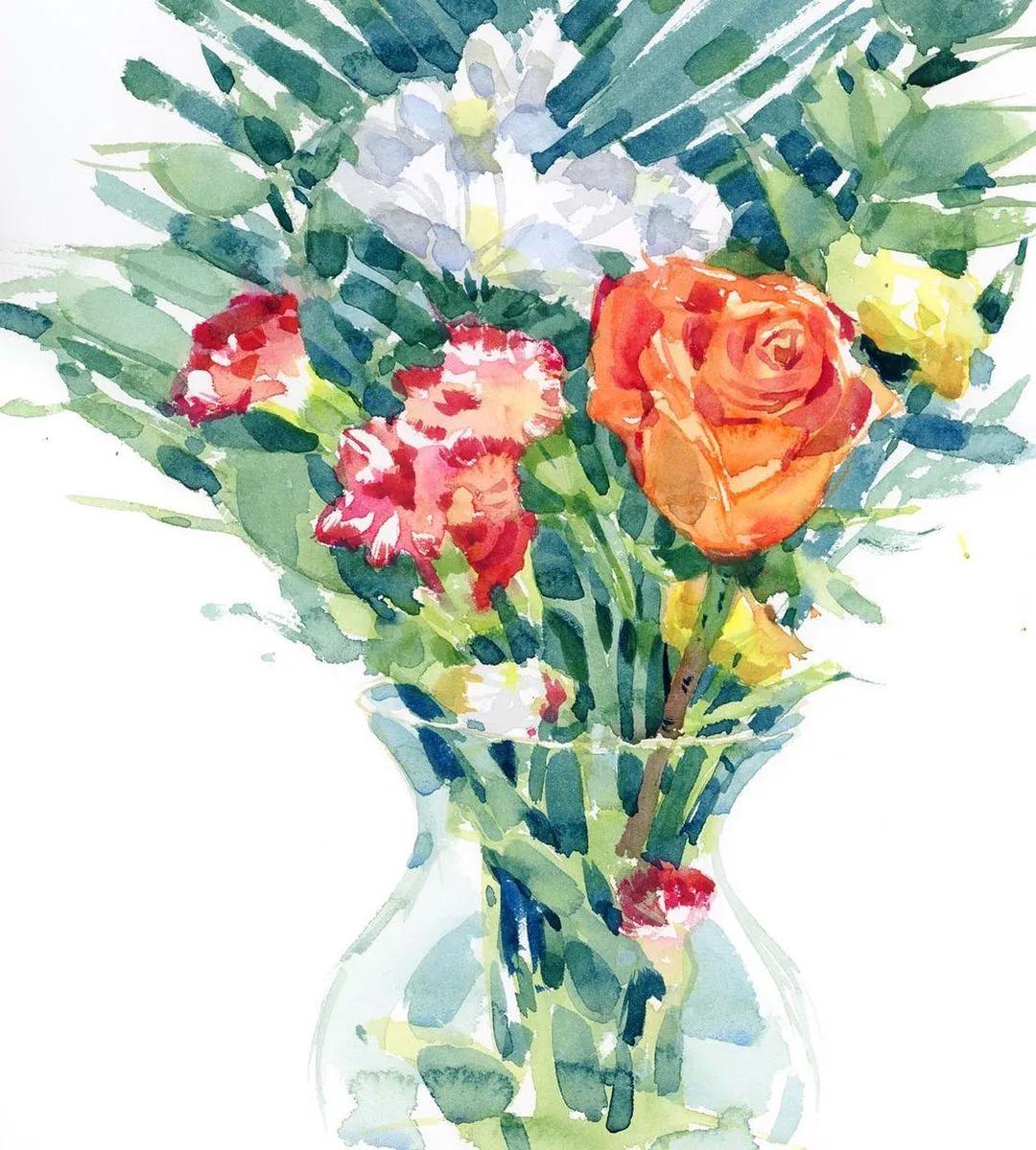 酣畅淋漓的水彩,酣畅淋漓水彩