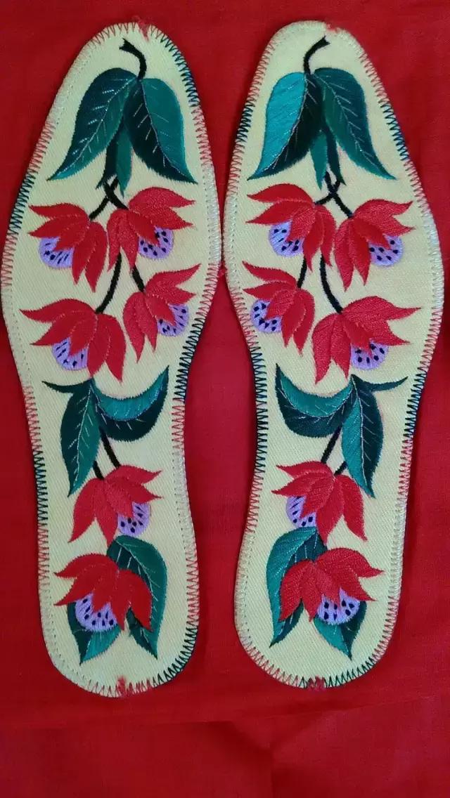 好看的刺绣鞋垫图案大全,刺绣鞋垫100种图片