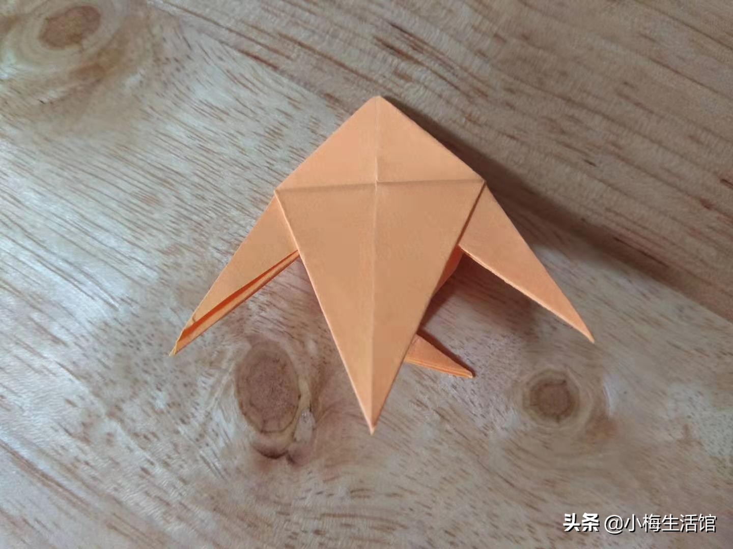 可爱的手工折纸小鱼,折法简单,适合小朋友学的折纸鱼