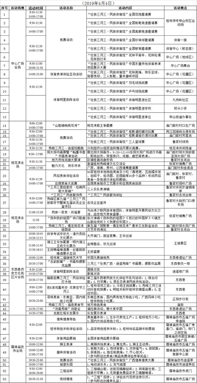 壮族三月三桂林景色,广西桂林秀峰东西巷三月三歌圩节