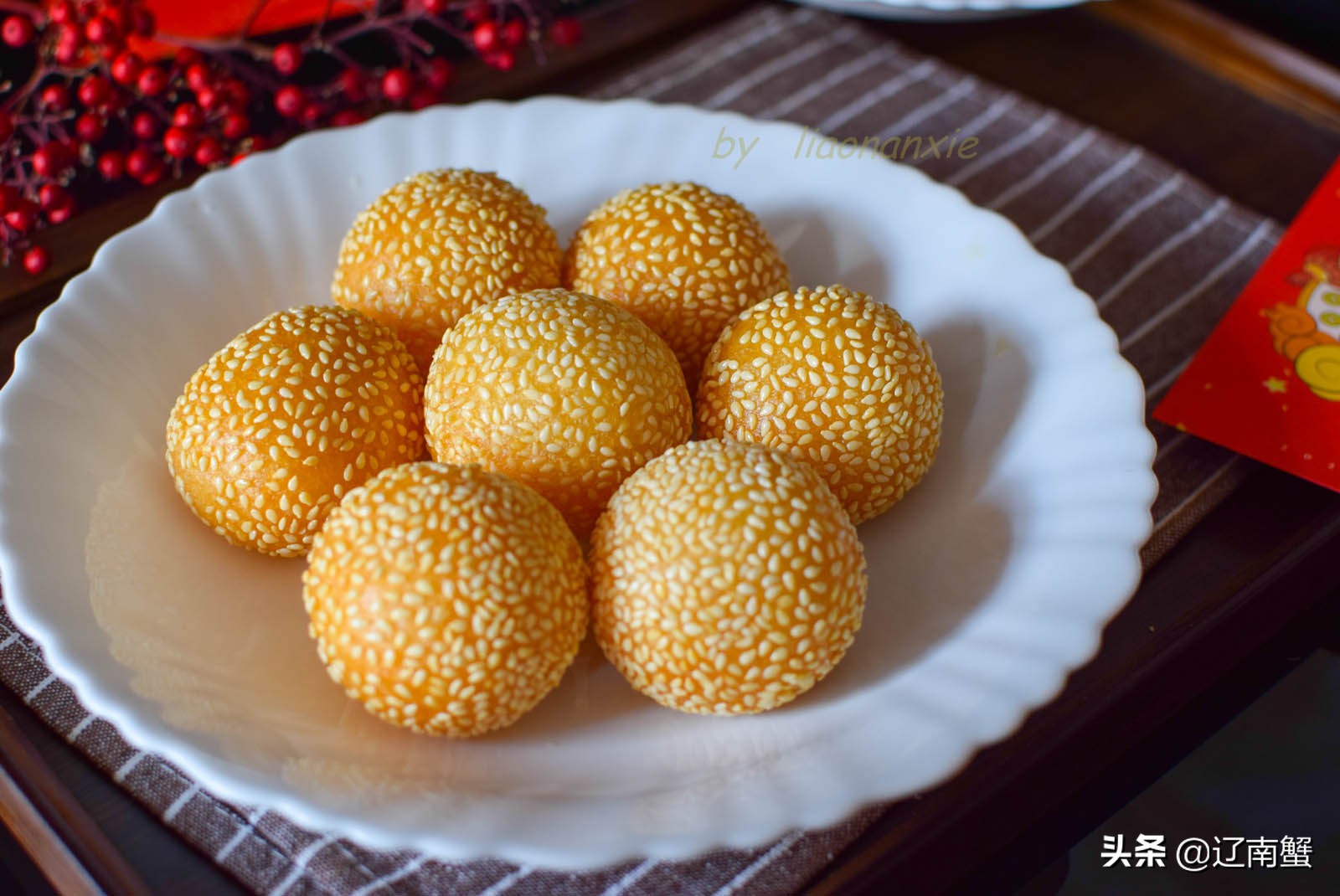 过年炸麻团，注意这3点，表皮不开裂出锅不变软，焦焦脆脆特好吃