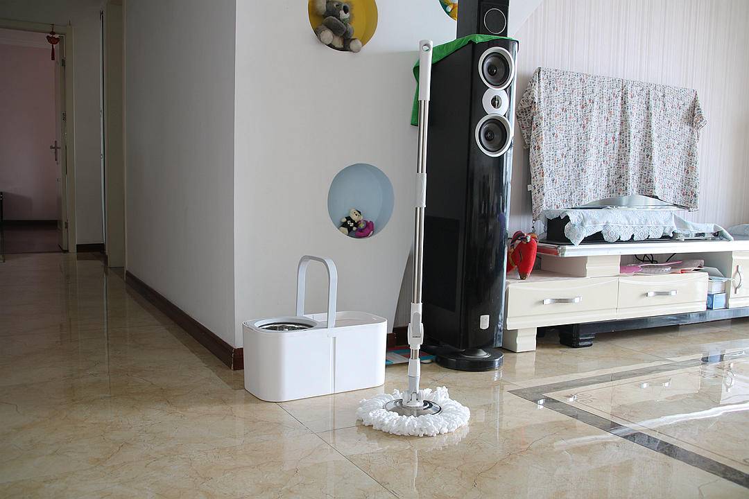 自从用上懒人拖把,好用旋转甩水拖把