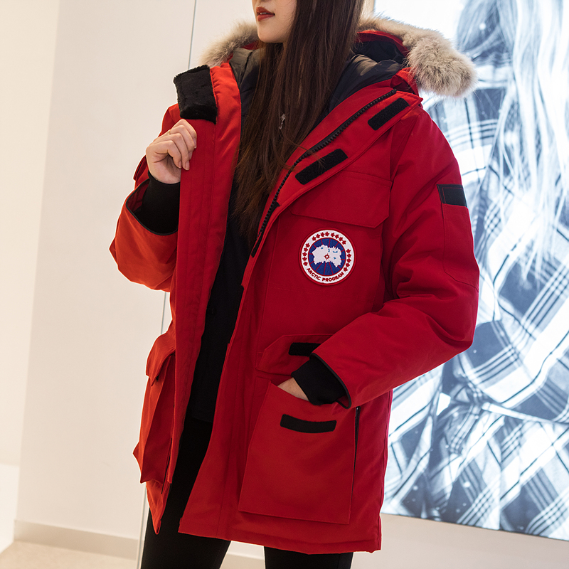 加拿大大鹅正品羽绒服远征款女中长款加厚保暖外套男