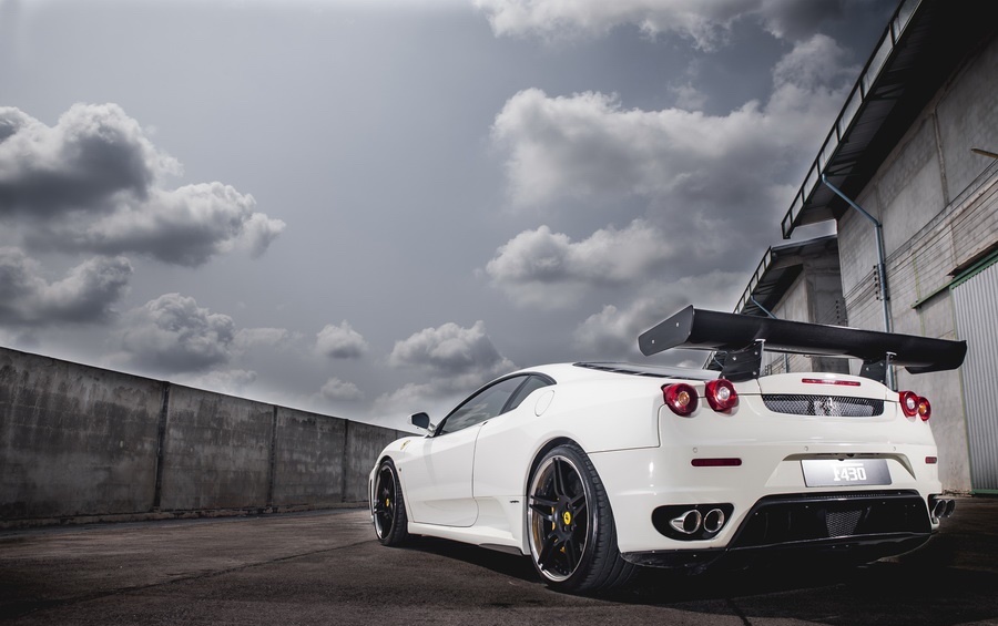 法拉利f430改碳纤维,novitec套件法拉利