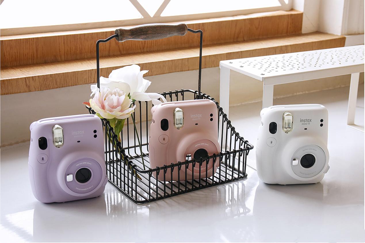instaxmini11怎么用,富士instax立拍立得mini11冰晶白
