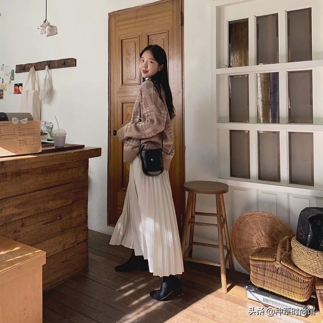 秋冬连衣裙长袖长款过膝修身气质,30套连衣裙搭配图