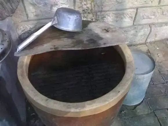 农村旧水缸种荷花,院子里老水缸种荷花