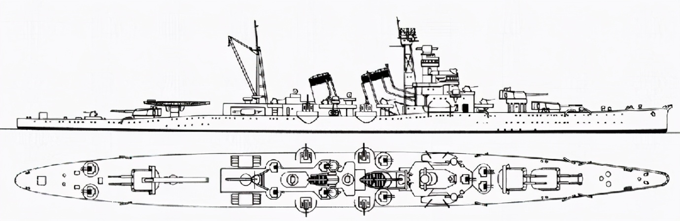 二战日本古鹰级重巡洋舰,旧日本帝国海军驱逐舰