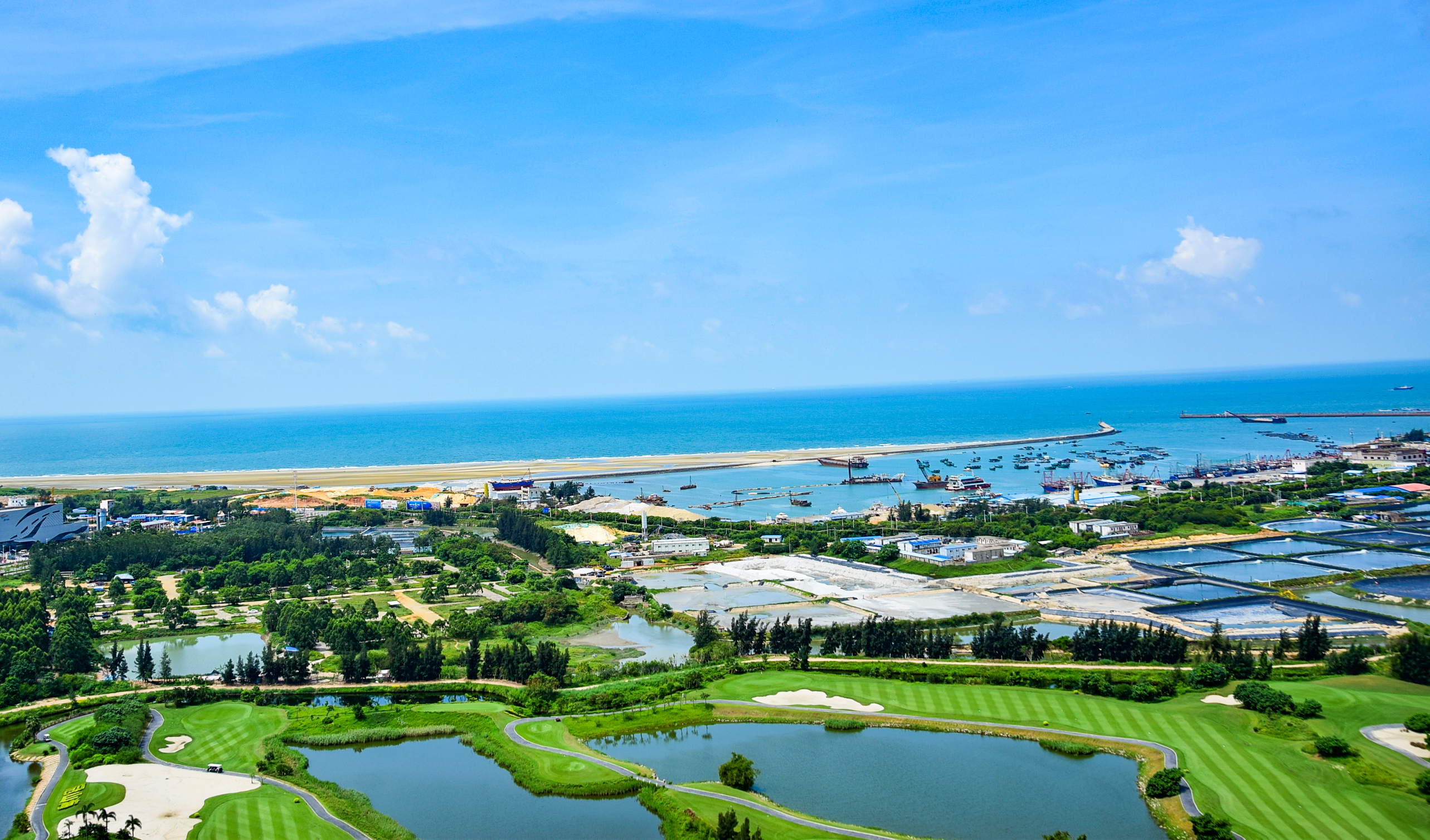 北海观山海高尔夫,北海最漂亮的场地