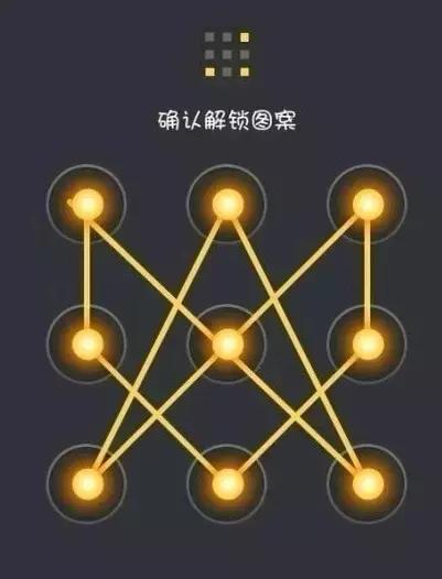 十种炫酷手机解锁图案,关于手机解锁图案小技巧