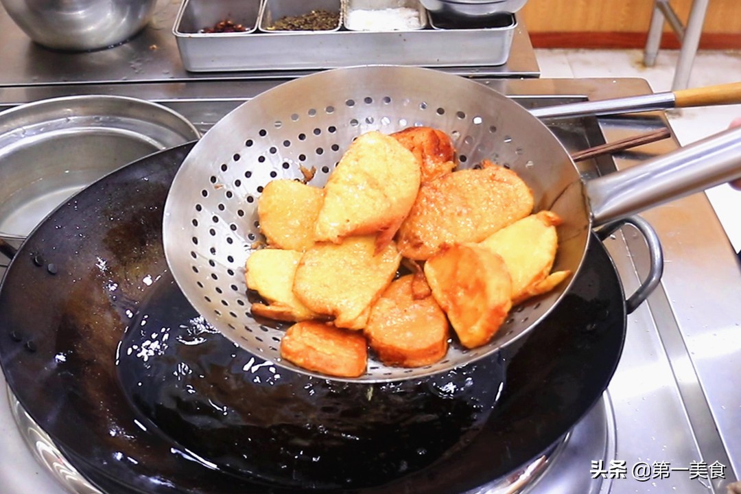 炸馒头片怎么炸又酥又软,馒头切片裹蛋液做的好吃吗