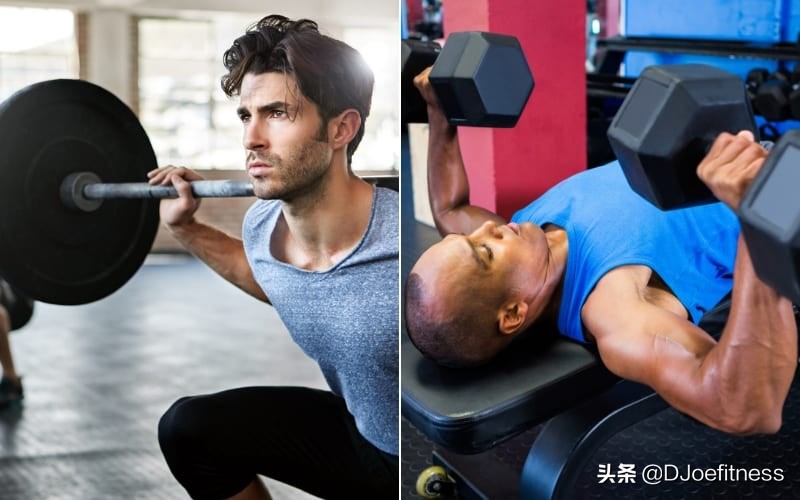 健身开始用器械练还是哑铃杠铃好,健身常见动作除了卧推还有哪种