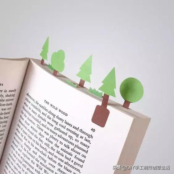 8-10岁儿童手工书签可爱猫咪书签,手工diy书签简单好看不用折纸