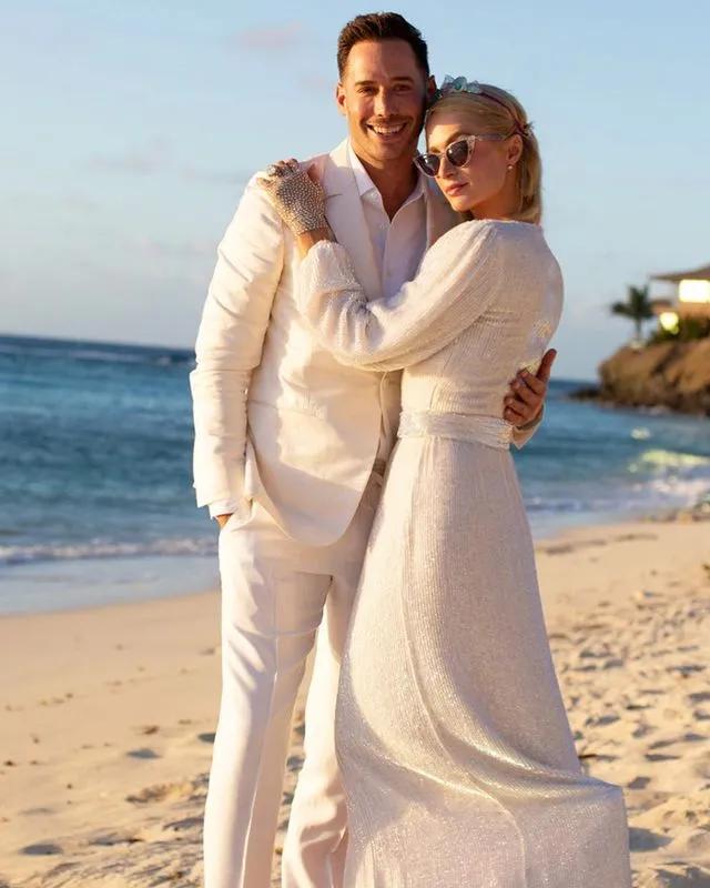 美国名媛帕丽斯希尔顿,帕丽斯希尔顿结婚照片