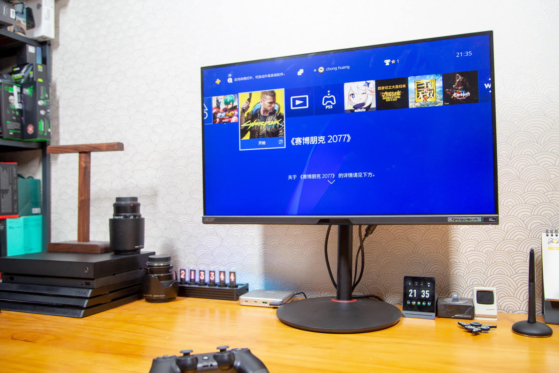 宏碁xv282k显示器接口,宏碁2k曲面显示器评测