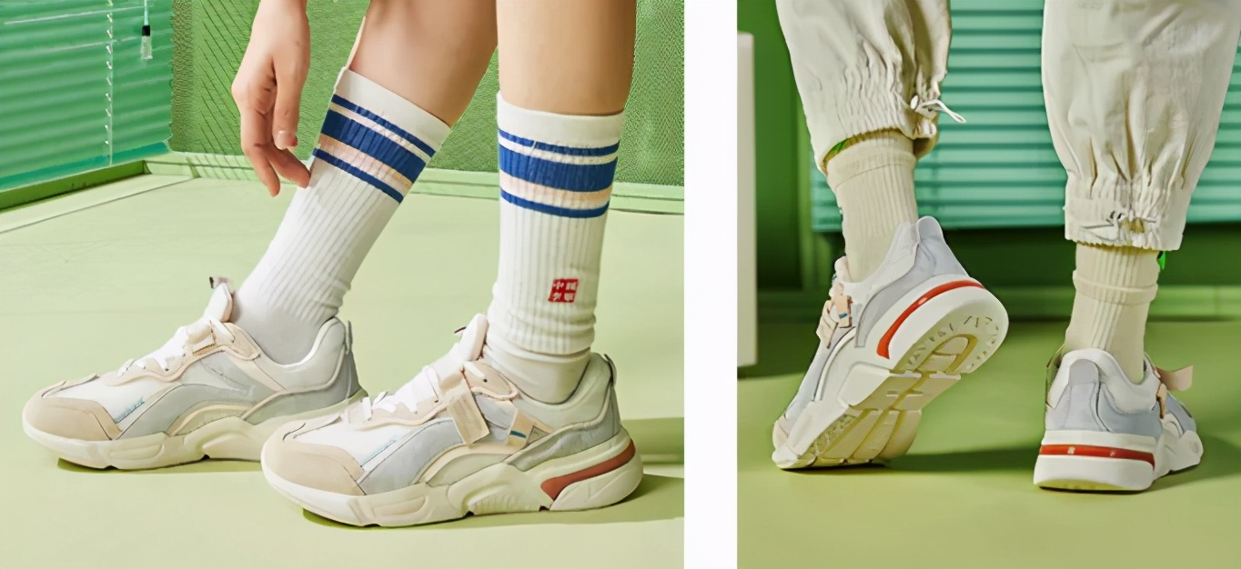 国潮复古百搭运动鞋,好看且便宜的国潮鞋推荐