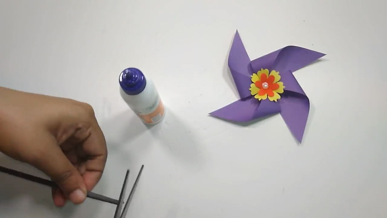 6-12岁手工创意手工纸风车,纸风车儿童制作