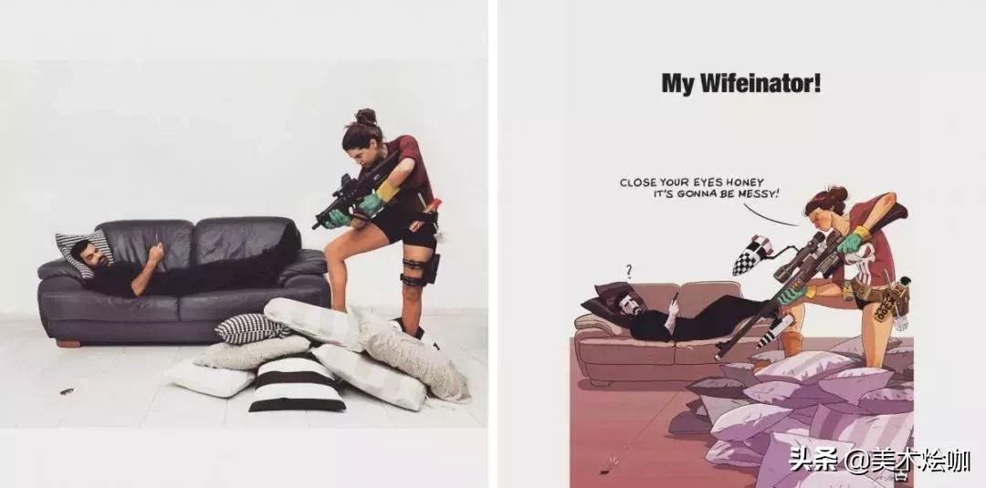 那个宠妻狂魔插画师又来秀恩爱了，这次是关于生孩子的……