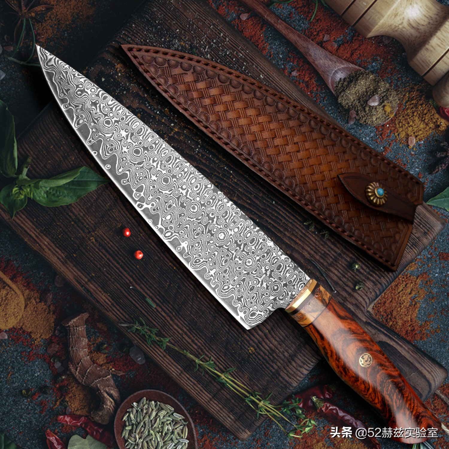 日本厨刀大马士革锻造,日本大马士革厨刀