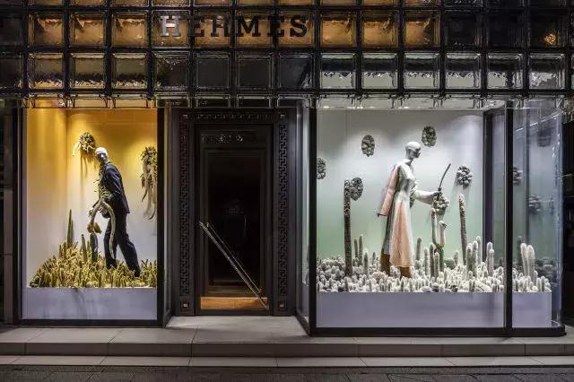 2016年成都爱马仕橱窗,爱马仕东京银座橱窗设计