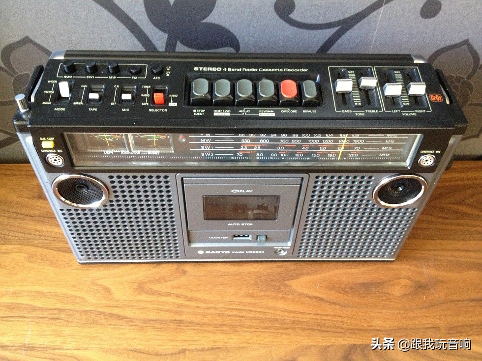 80年代经典日本三洋m4500k收录机,三洋m-1119磁带机