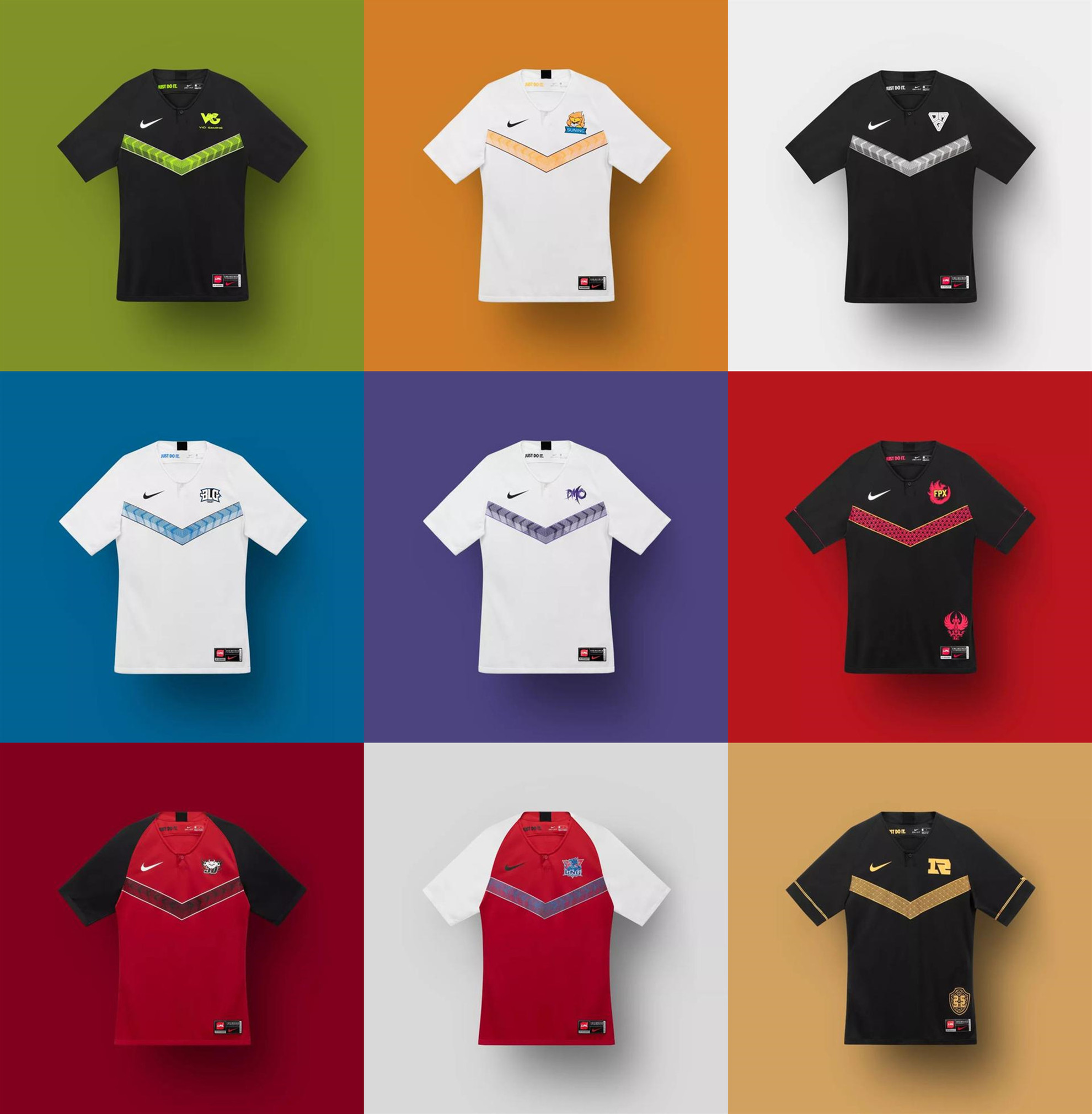 耐克设计的lpl队服,lpl与耐克队服