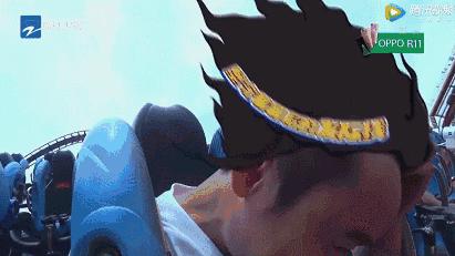 怒潮花絮王大陆搞笑表情包,王大陆坐过山车视频是哪期