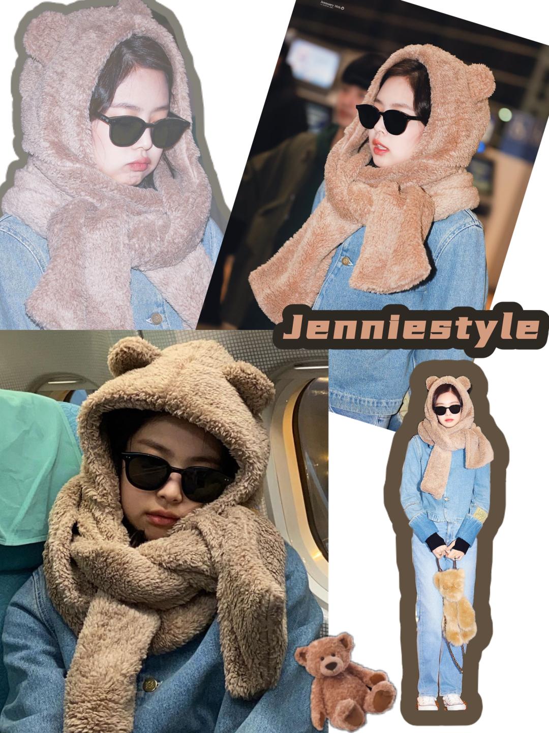 秋冬韩版小熊保暖帽,超级暖和可爱的小熊帽