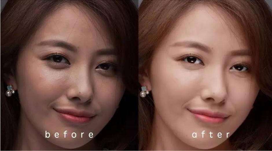 ps教程商业人像双曲线磨皮技巧,ps新手快速入门教程人像磨皮