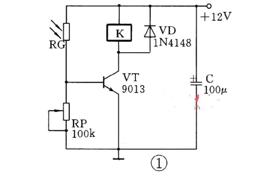三极管光电开关原理,三极管光控开关