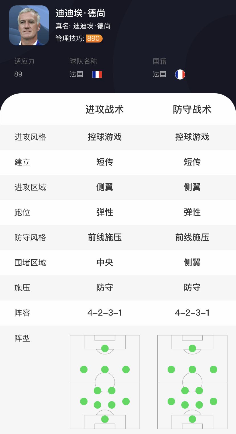 法国队主教练德尚图片,法国主教练德尚战术