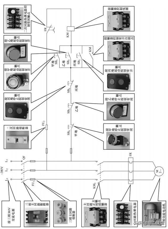 电工接线电路图大全图讲解,电工接线电路图大全实操