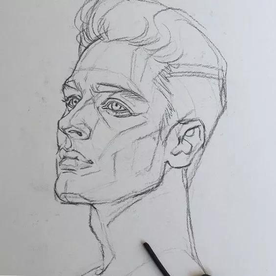 人像速写的简单画法,插画欣赏各种人物的手绘速写