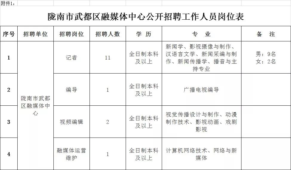 陇南市融媒体中心招聘,陇南市下半年招聘公告