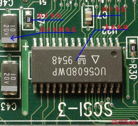 pcb电路板上的电容电阻的作用,电容电阻电路图讲解入门