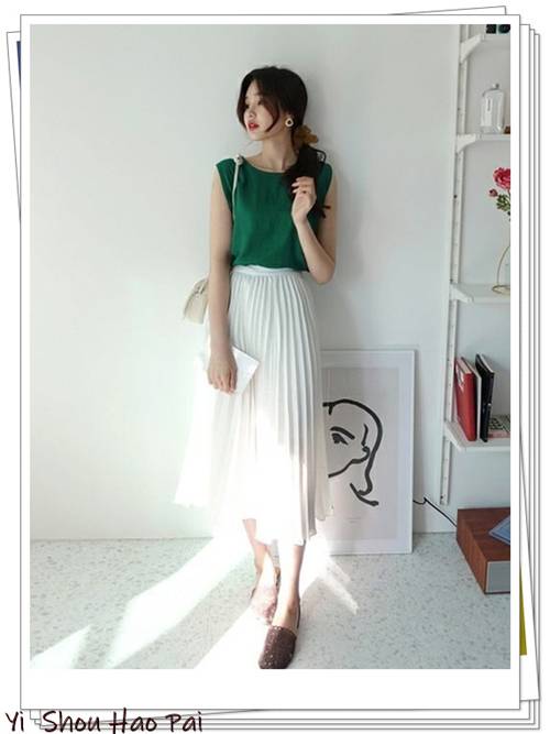 夏天流行的韩系穿搭可甜可撩,适合亚洲人的韩系穿搭