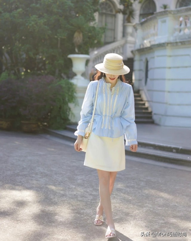 米色半身裙今年最火的半身裙,气质显瘦半身裙时尚减龄超有气质