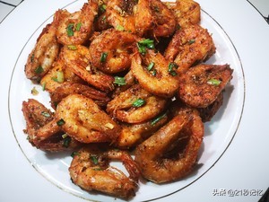 椒盐虾为什么虾肉不酥脆,白灼北极虾鲜嫩的虾肉口感超好