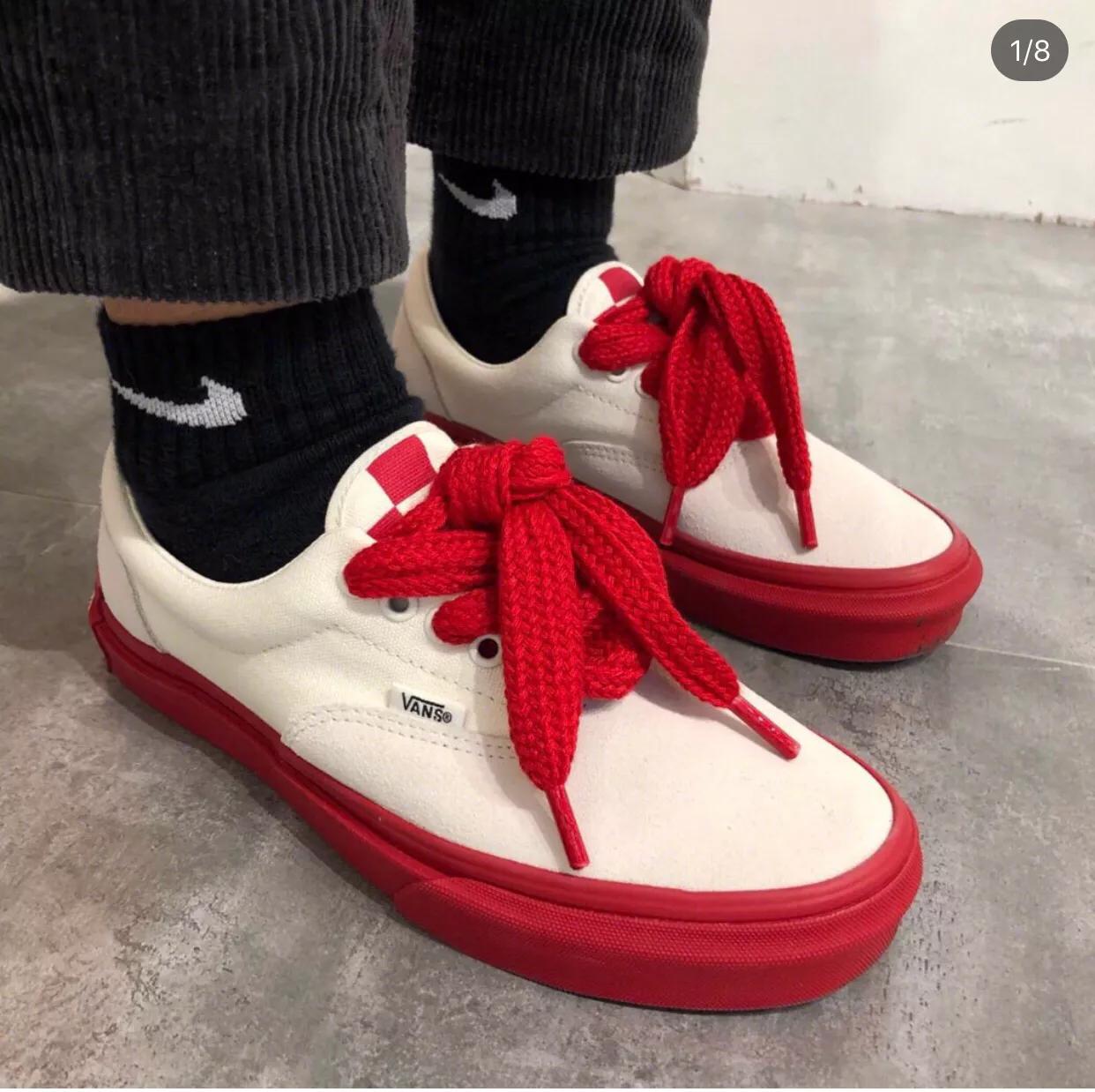 vansoffthewall白色荧光,offthewall的vans是真的吗