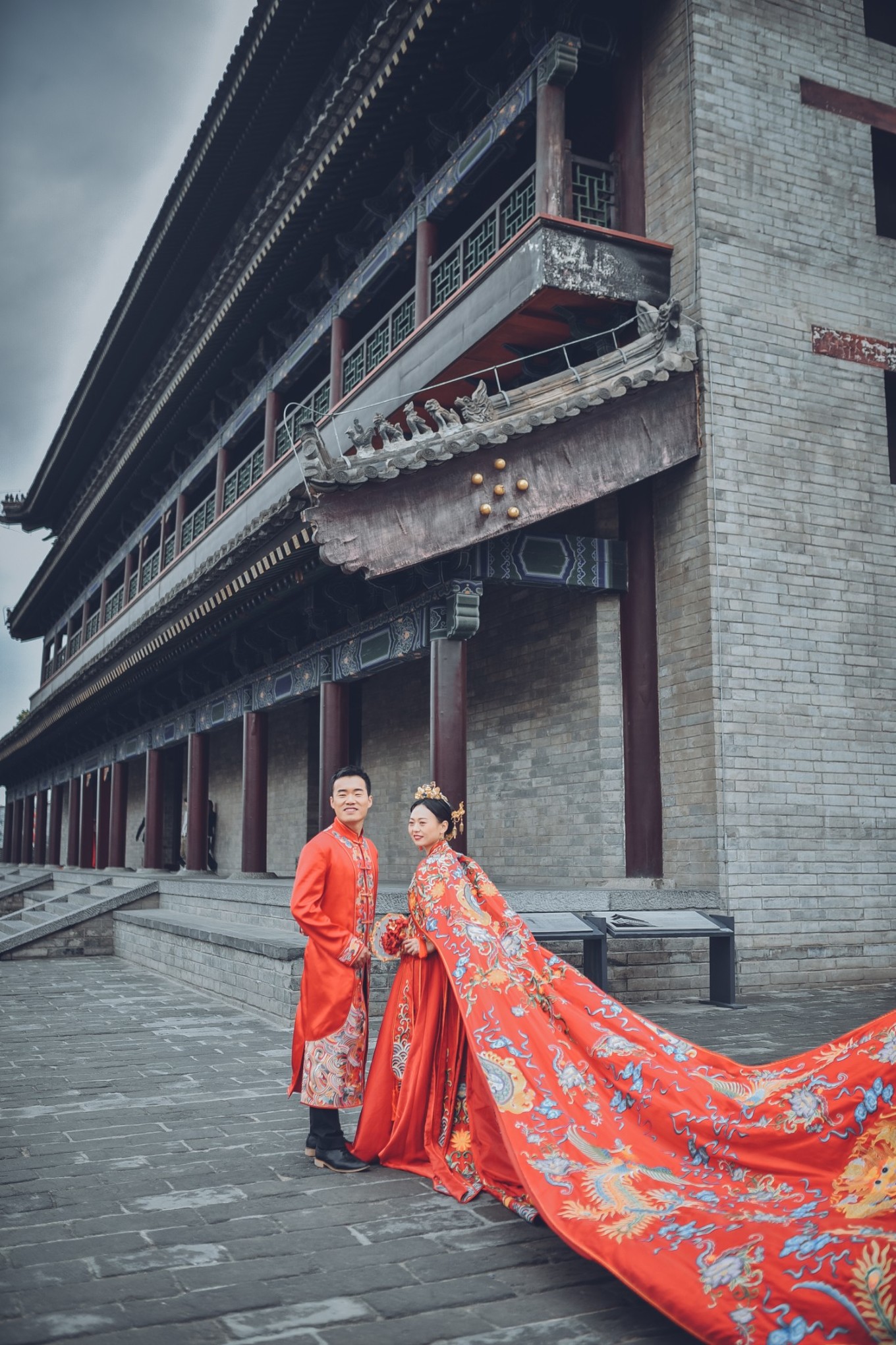 西安网红打卡地西安城墙,西安古城网红视频