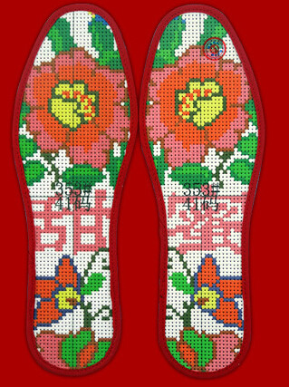 绣花鞋垫送给心爱之人,绣鞋垫送给心上人