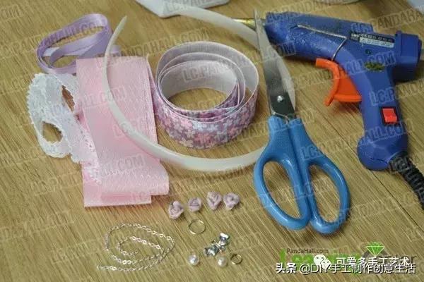 丝带做花带,做花带的教程