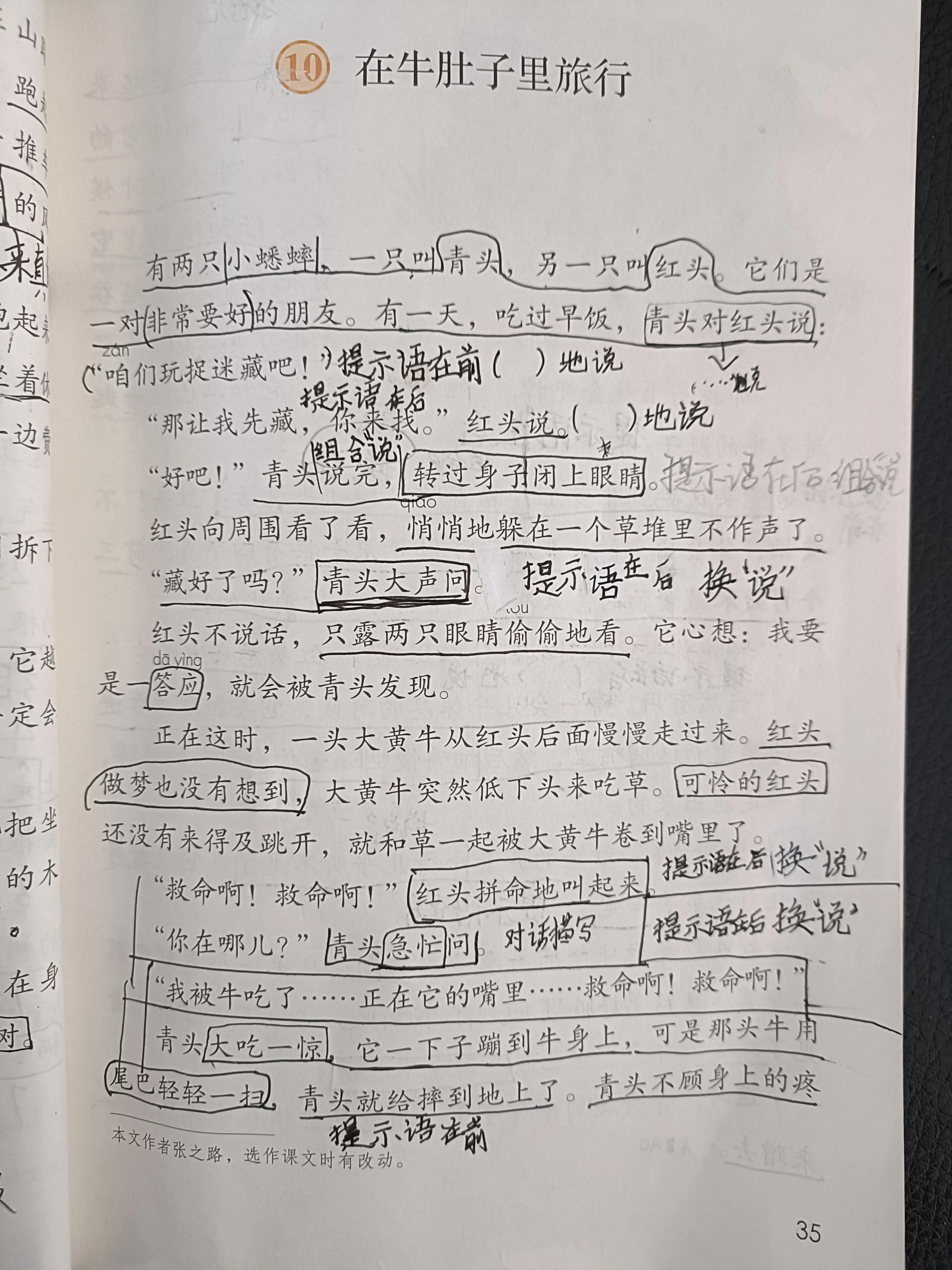 在牛肚子里旅行的提示语有哪些,提示语在中有什么作用